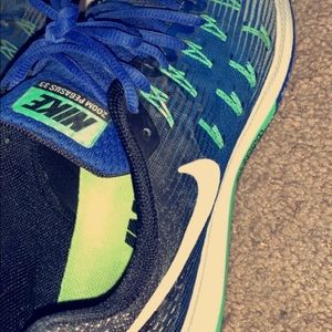 Blue Nike Pegasus Shoes Like New Condition Size 12